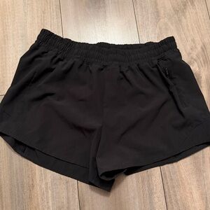 Calia Women's Black Athletic Shorts with Zipper Pocket